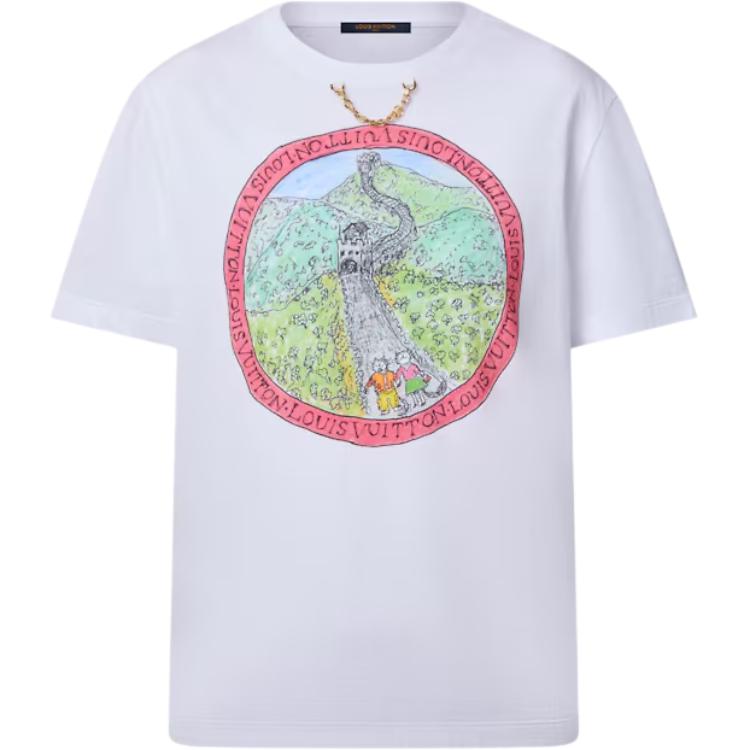 

Футболка Grace Coddington FW25 Regular женская LOUIS VUITTON, белый