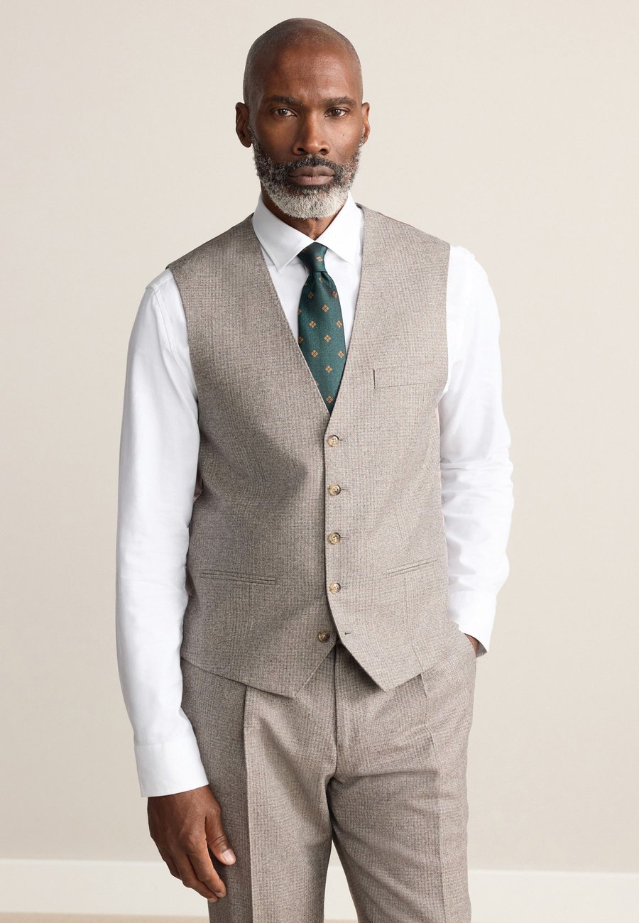 

Куртка Next REGULAR FIT SIGNATURE MARZOTTO CHECK , Neutral/Beige