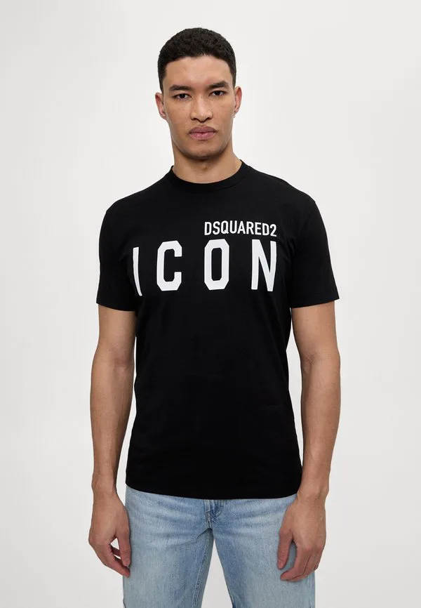 Стильная футболка с принтом Dsquared2, Black