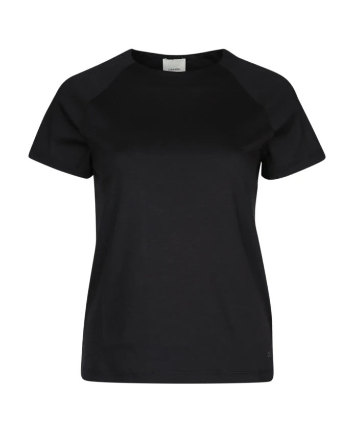 

Футболка современного кроя, футболка с эффектом «жидкой текстуры» Calvin Klein, черный