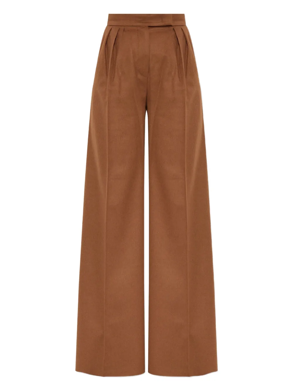 

Брюки со складками спереди MAX MARA, коричневый