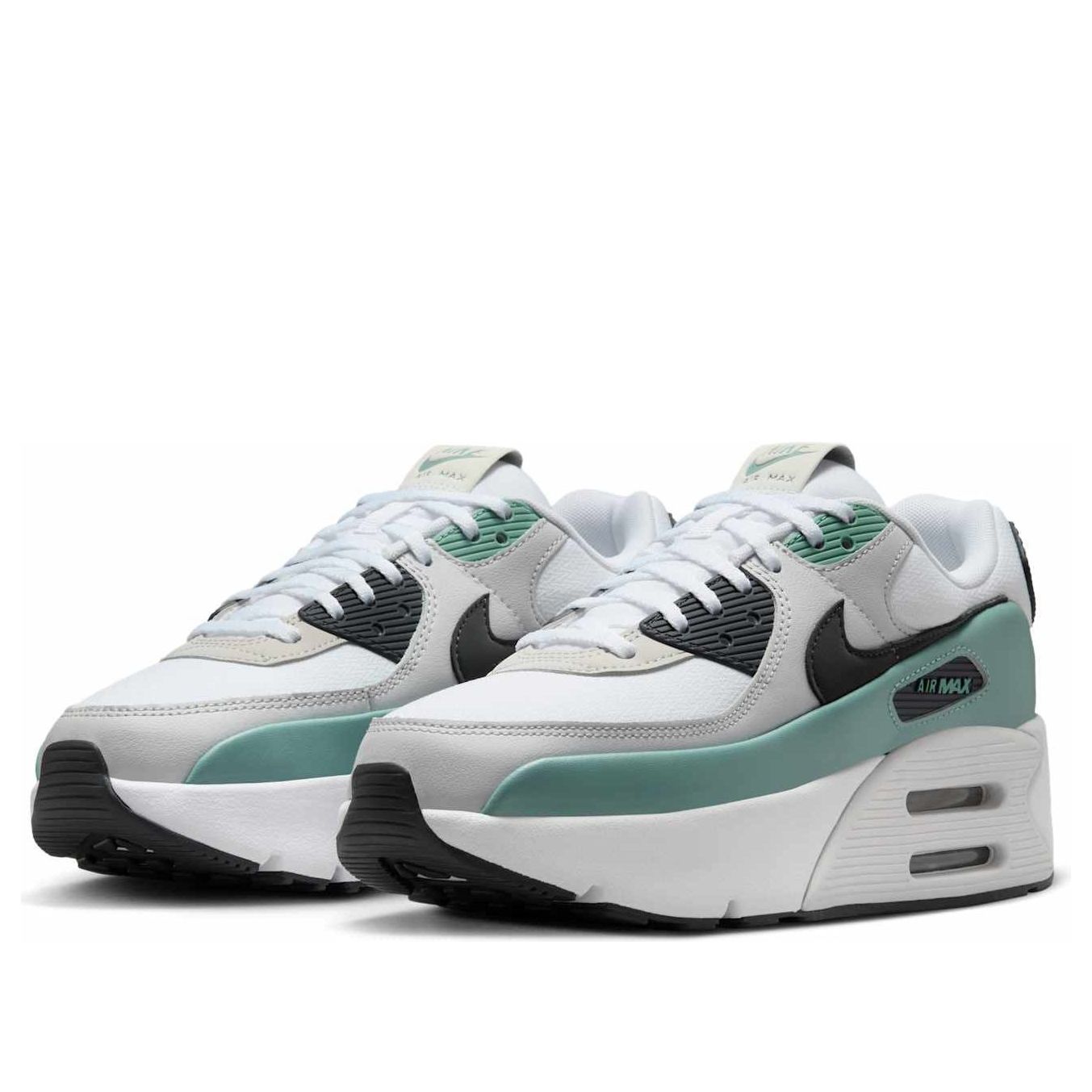 Кроссовки (WMNS) Nike Air Max 90 LV8 'White Cannon Vast Grey' — фото 4
