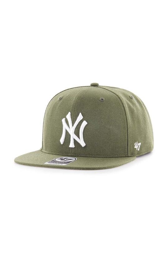 

Шерстяная бейсболка MLB New York Yankees 47 brand, зеленый