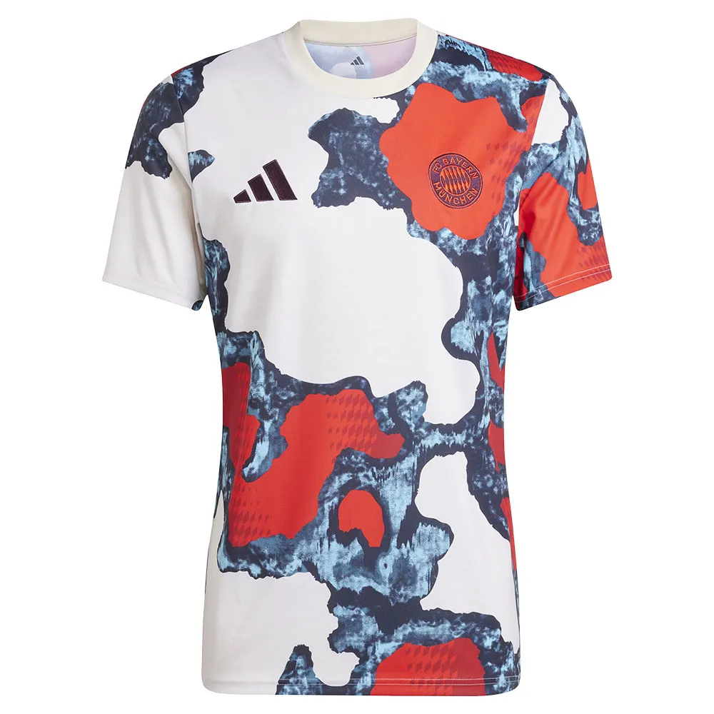 Футболка с коротким рукавом adidas FC Bayern 24/25 pre match, разноцветный — фото 3