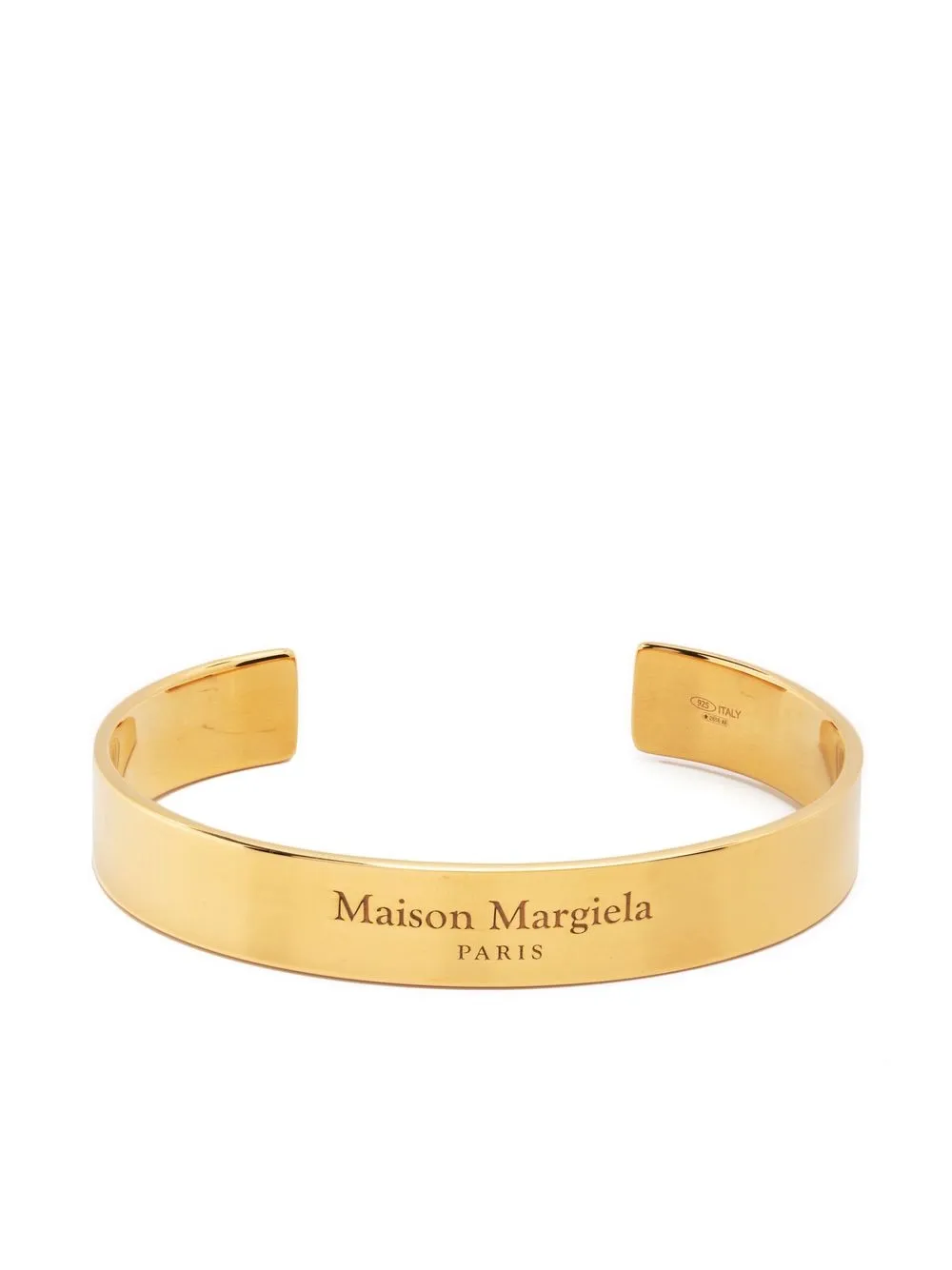 

Браслет-кафф с логотипом MAISON MARGIELA, золотой