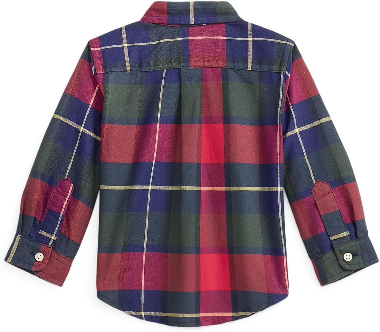Рубашка Оксфорд из хлопковой ткани в клетку Polo Ralph Lauren Kids, Rustic Red/Yellow/Multicolor — фото 2