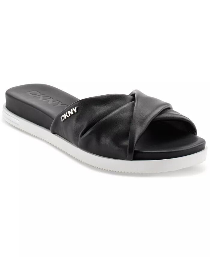 Женские шлепанцы Jezebel витой формы DKNY, черный