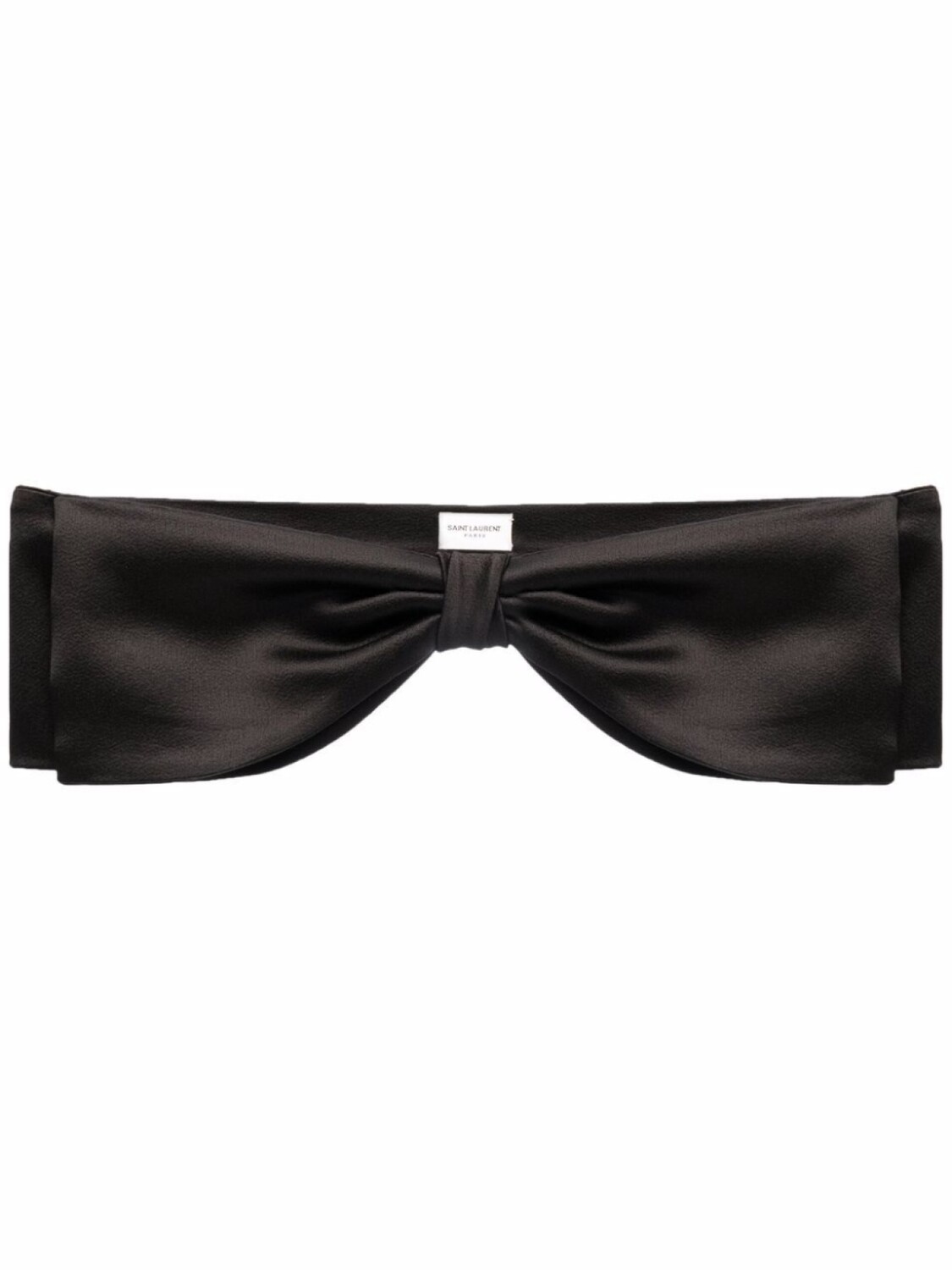 

Пояс с бантом Saint Laurent, черный
