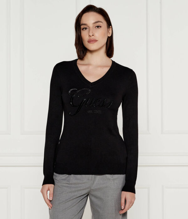 

Свитер Меган Slim fit Guess Jeans, черный