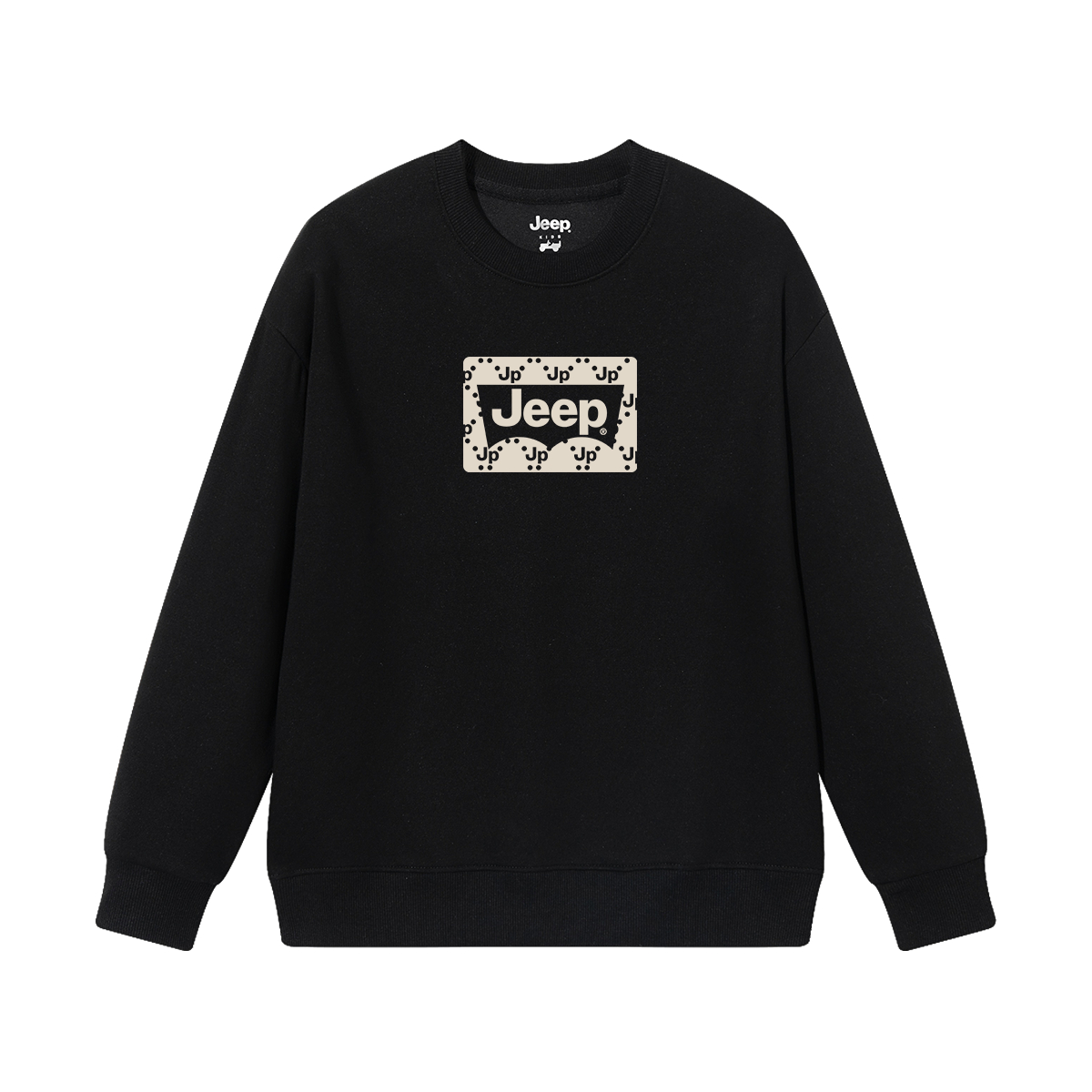 Толстовка с круглым вырезом для школьников Jeep, new year красный fleece-lined — фото 4