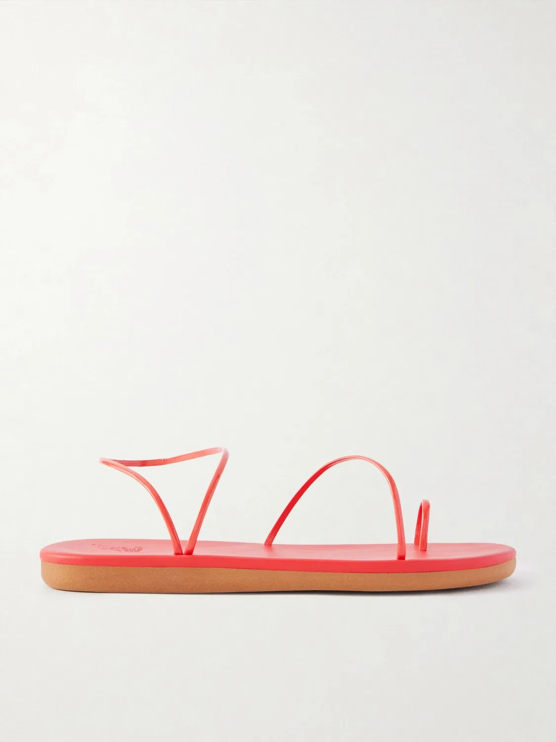 Кожаные сандалии Кансиз Ancient Greek Sandals, красный