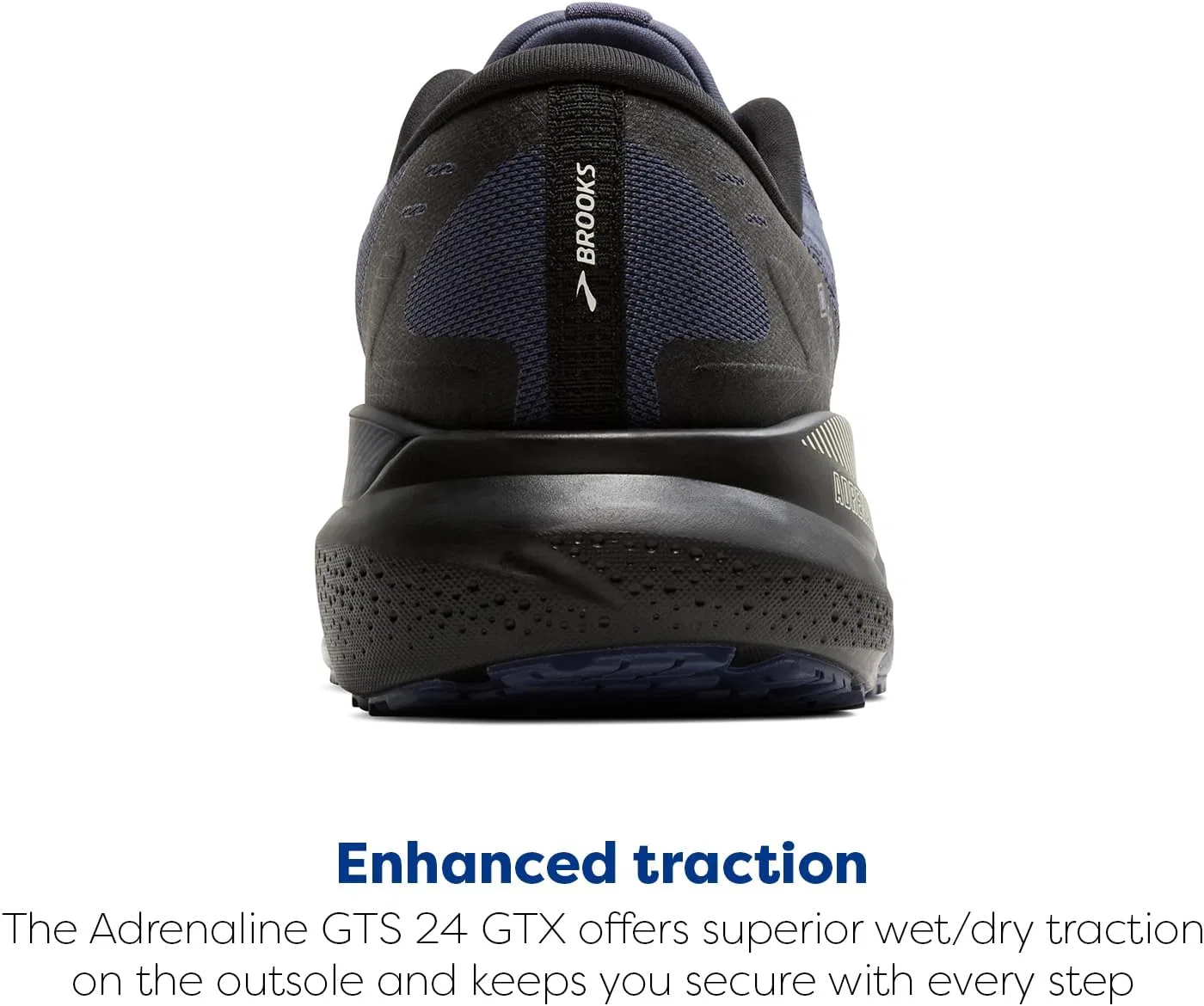 Мужские кроссовки Brooks Adrenaline GTs 24 GTX, Black Nightshadow Coconut — фото 3