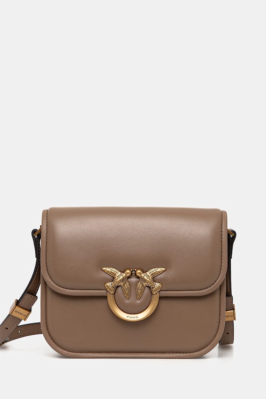 

Кожаная сумка Pinko, коричневый