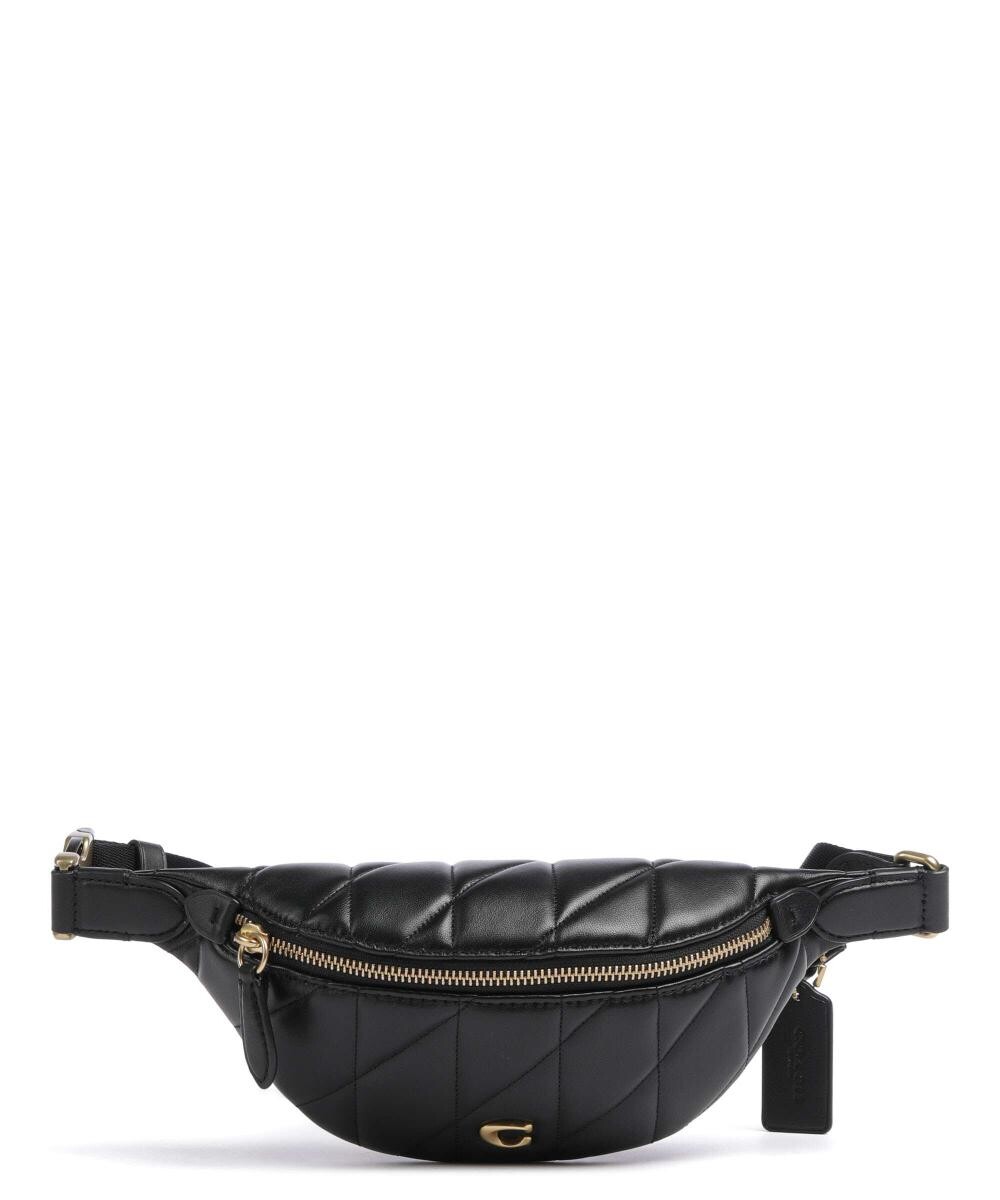 

Поясная сумка из кожи наппа Coach, черный