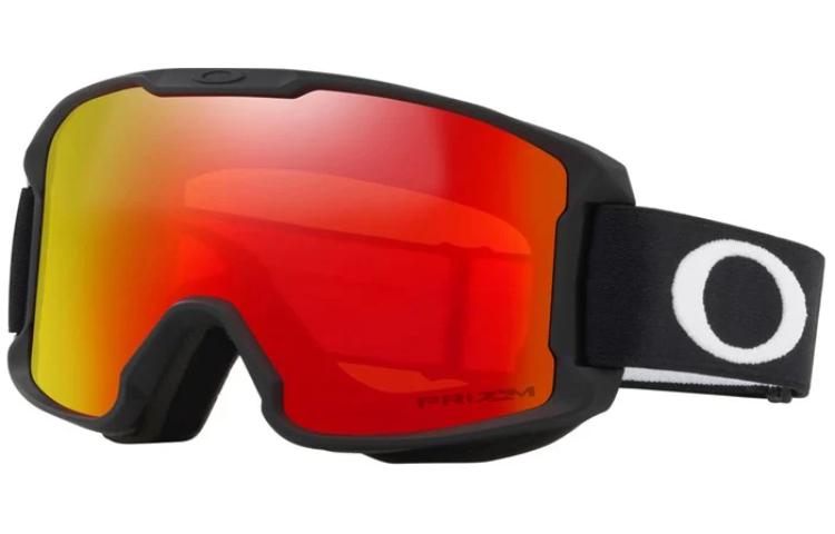 

Лыжные очки Line Miner S с защитой от солнца, противотуманные и ветрозащитные, унисекс Oakley, matte черный/prizm flashlights lens+черный frame