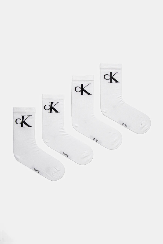 

Носки 4 пары Calvin Klein Jeans, белый