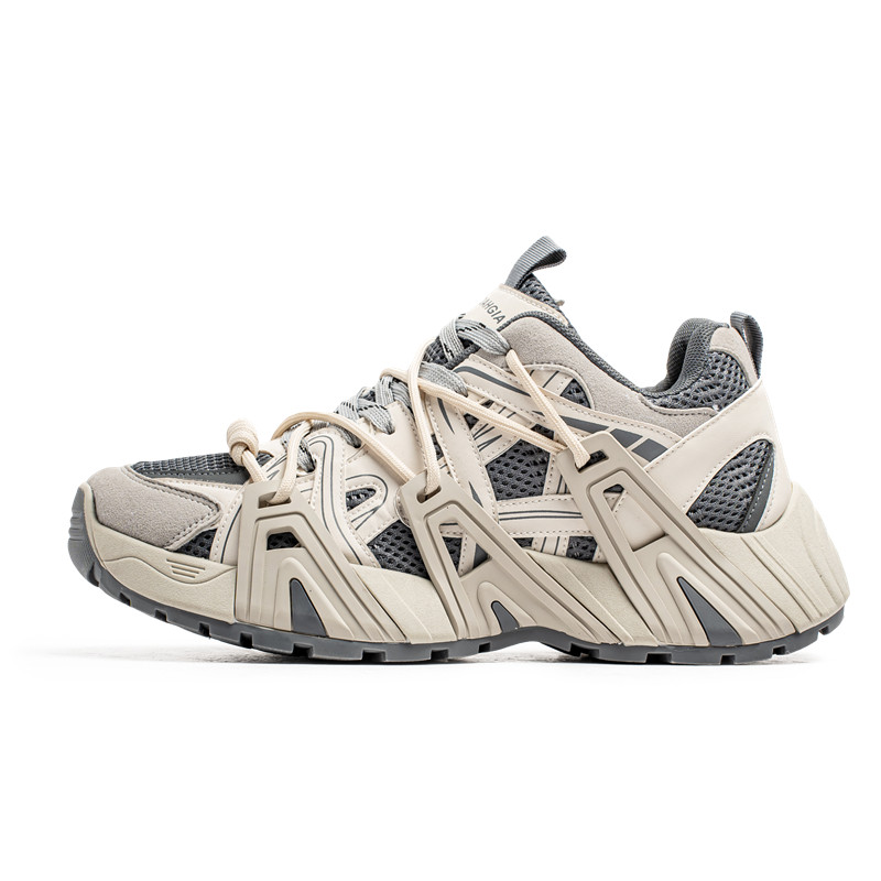 

TEXWOOD Мужские низкие кеды повседневные бежево-серые, цвет Beige Gray