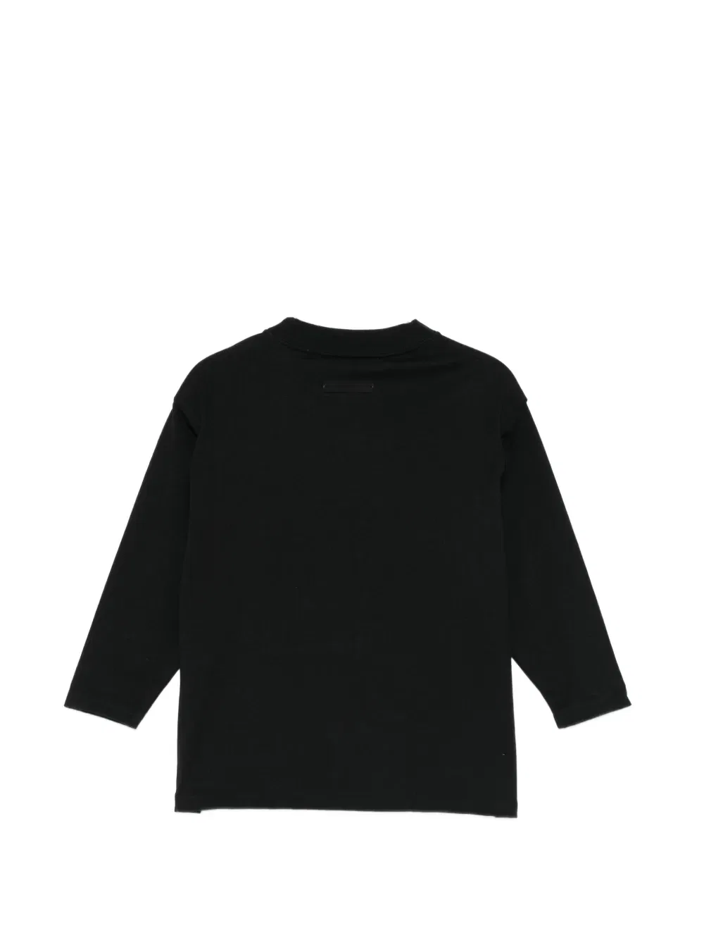 Футболка с длинными рукавами и принтом логотипа Fear Of God Essentials Kids, черный — фото 2