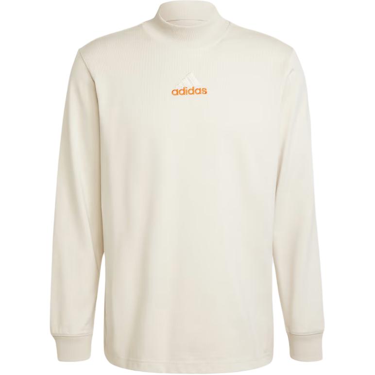 Длинный рукав, воротник-стойка, топ Q1 с длинными рукавами Adidas, Aluminum Oxide — фото 3