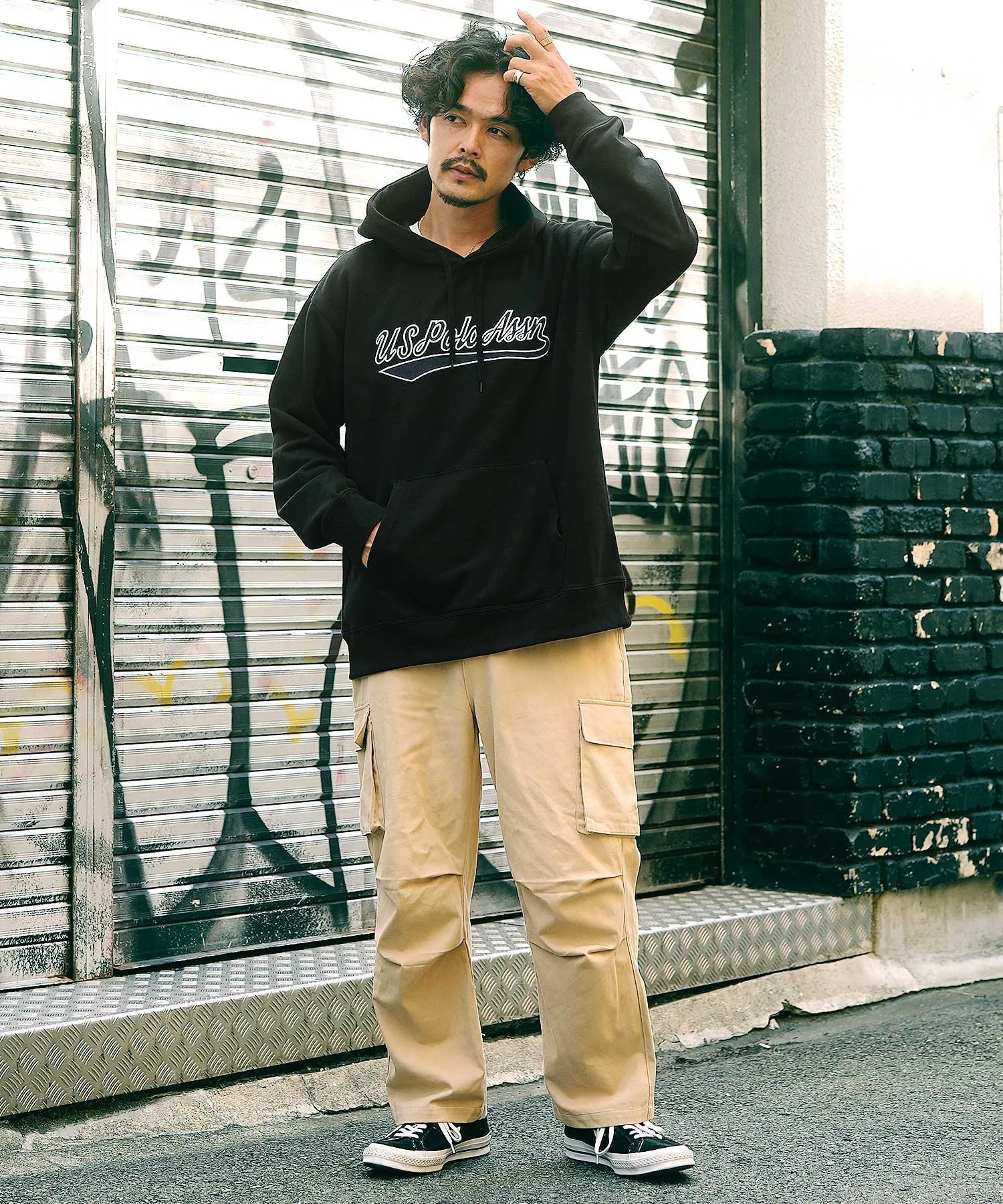 US. POLO ASSN. Толстовка с капюшоном, коллекция весна/лето 2016. U.S. Polo Assn., B Black — фото 2