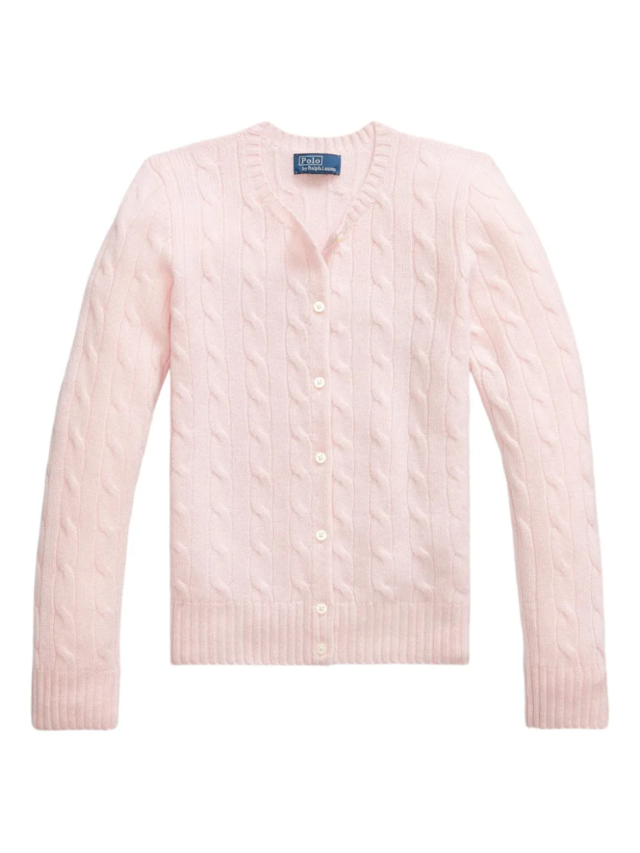 

POLO RALPH LAUREN KIDS кашемировый кардиган, розовый