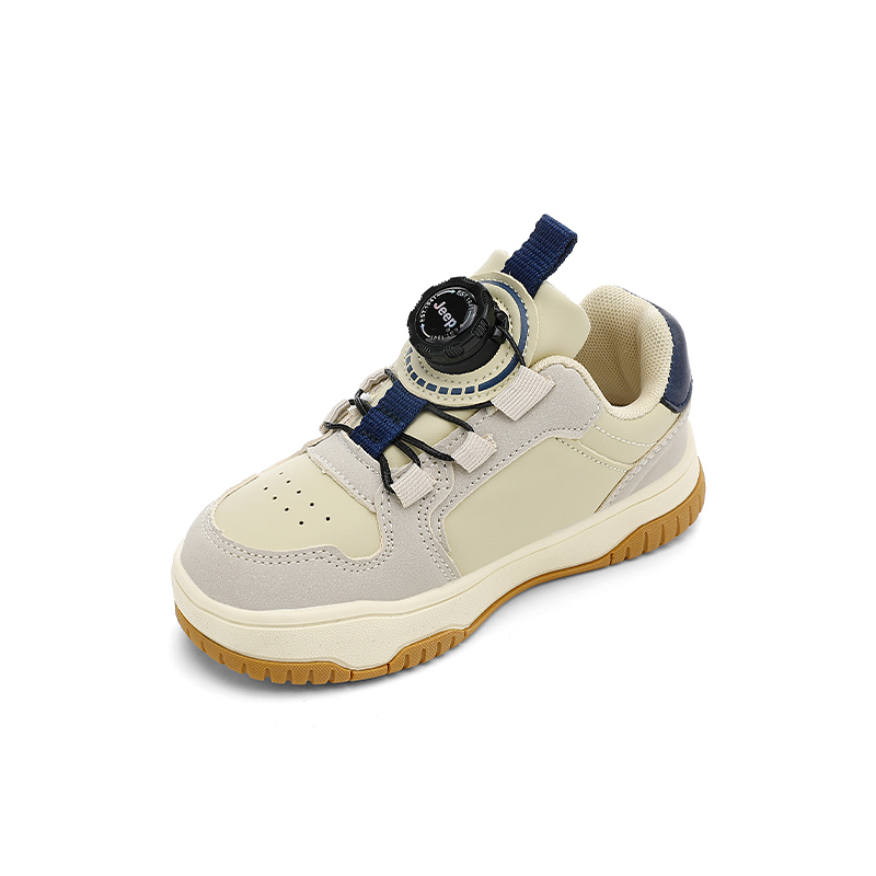 Jeep Кроссовки Air Force 1 Running Beige Dark Blue Kids' — фото 4