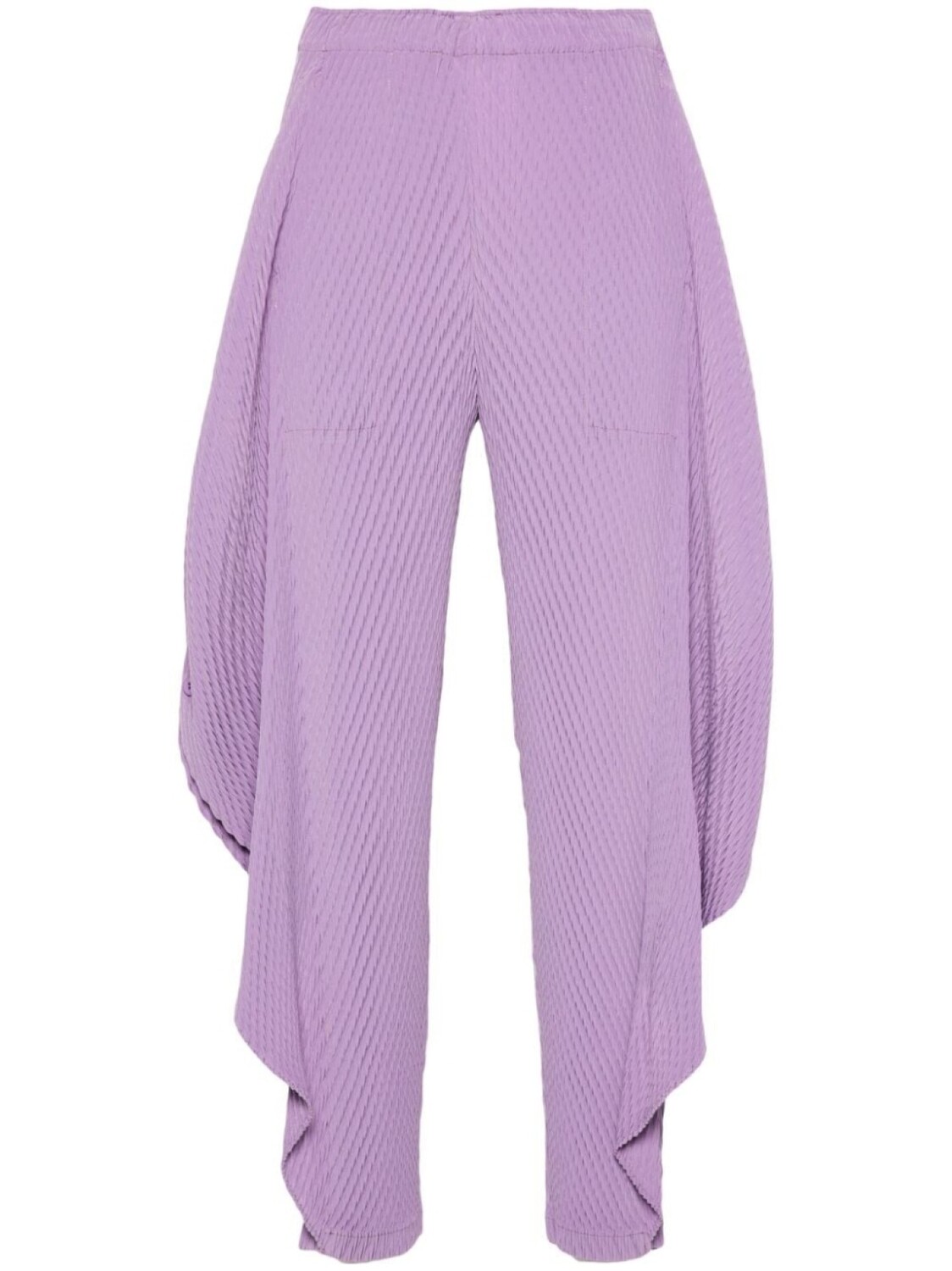 

Issey Miyake брюки Orbicular Pleats, фиолетовый