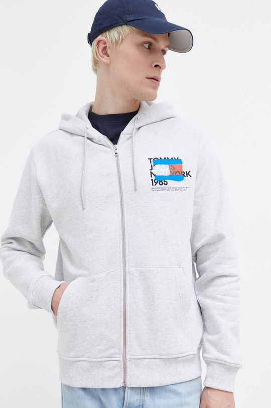 

Толстовка с капюшоном Tommy Jeans, серый