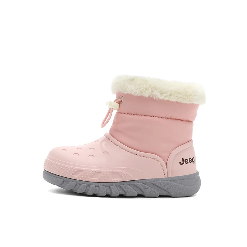Детские высокие термостойкие противоскользящие снегоступы Jeep, Cloud Light Purple[Fleece-Lined] — фото 3