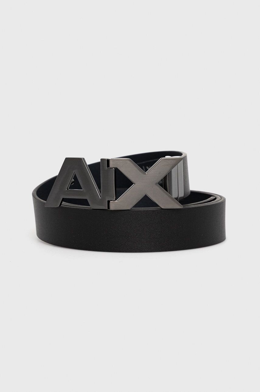 

Кожаный ремень Armani Exchange, черный