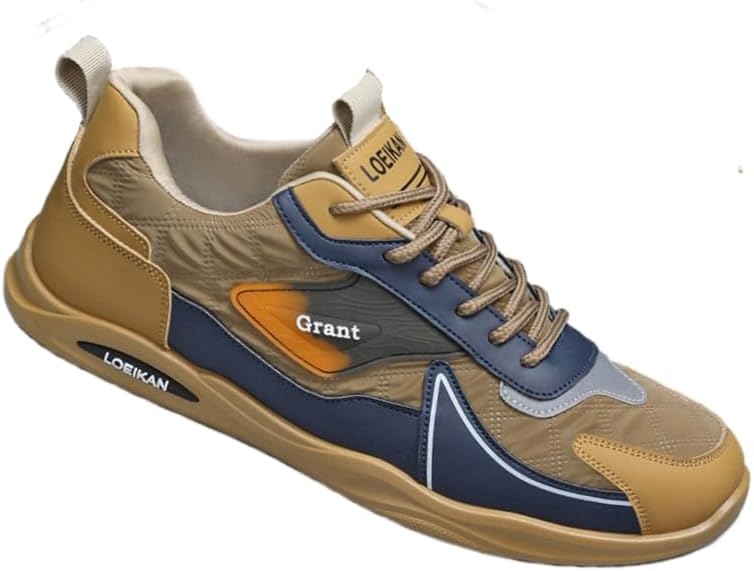 

Мужские стильные низкие кроссовки - легкие и дышащие повседневные кроссовки, подходящие для активного образа жизни Hoalox, хаки