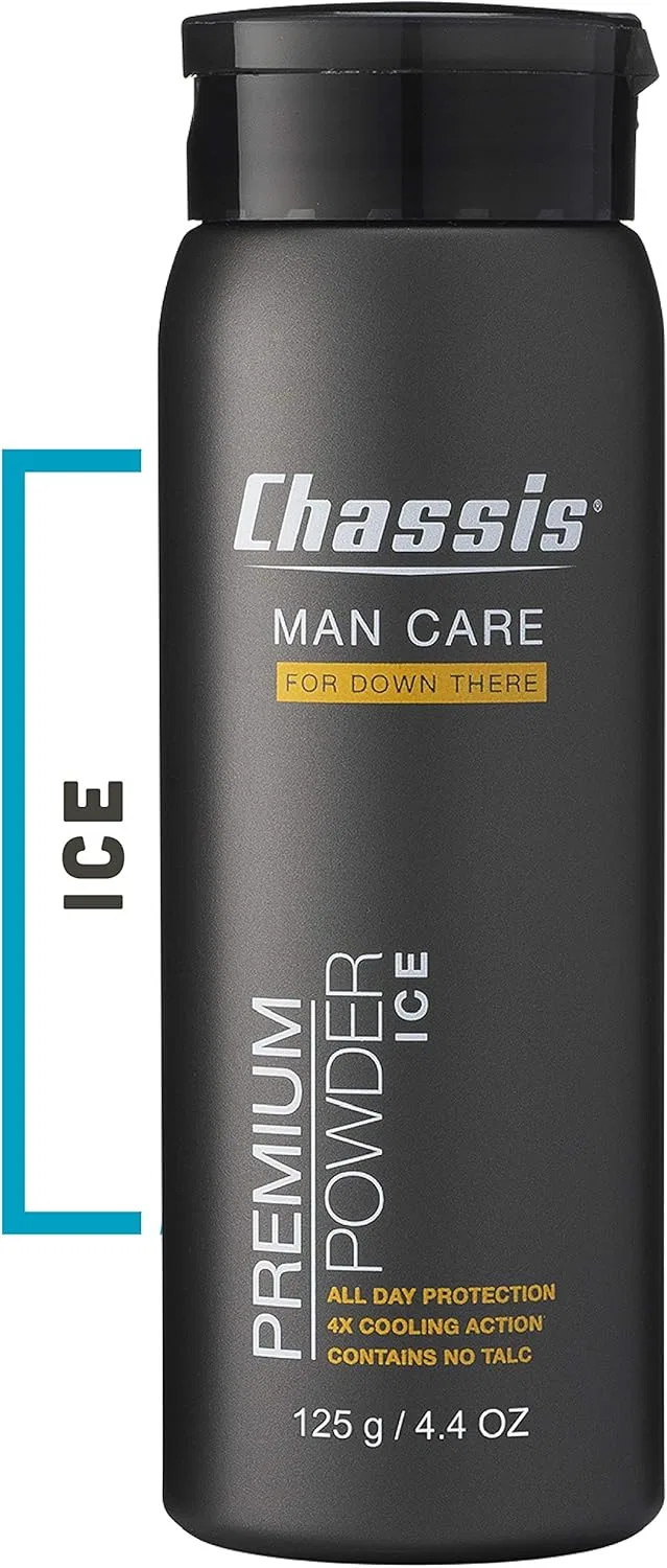 Тальк для тела Chassis Ice Body Powder для мужчин, охлаждающий, 125 мл