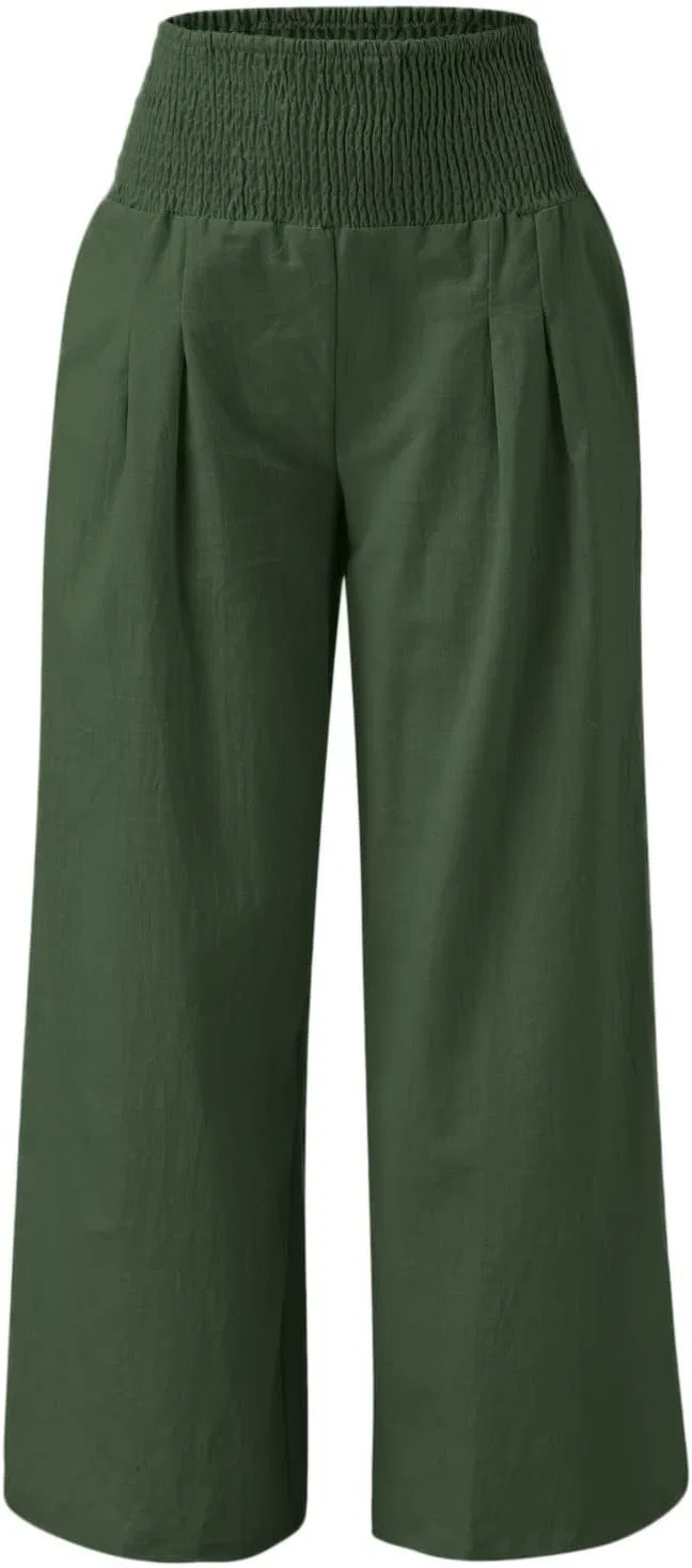 Джинсы широкие, Casual, Green — фото 3