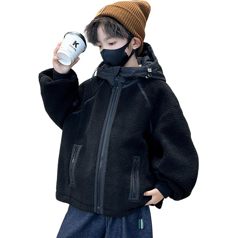 

Меховой/искусственный мех осень-зима детский Disney, черный