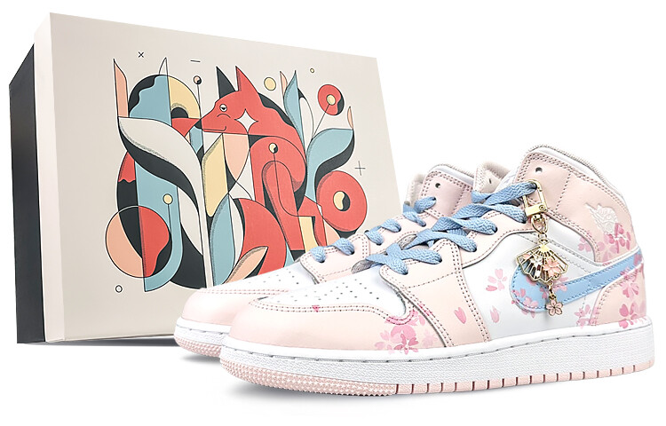 Женские кроссовки Jordan Air Jordan 1 для скейтбординга, White