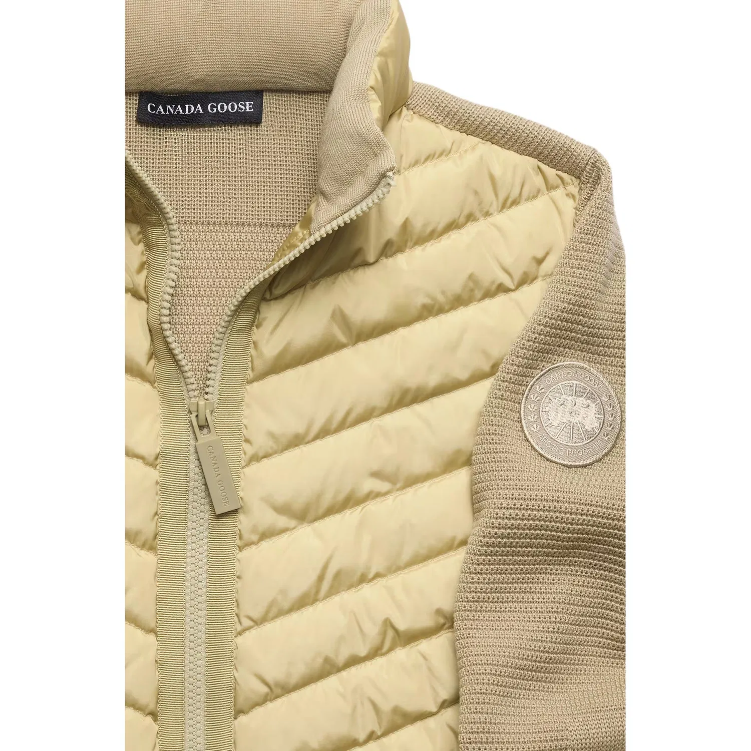Пуховик стеганый Canada Goose Ecru — фото 3