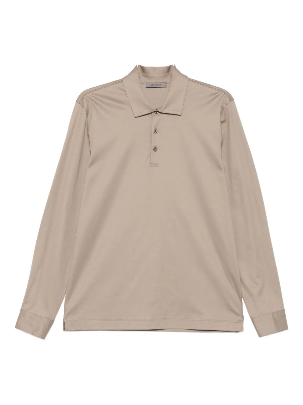 

Рубашка-поло с длинными рукавами Corneliani, нейтральный