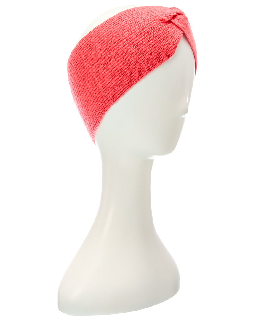 

Кашемировая повязка на голову Brodie Cashmere Classic Twist, красный