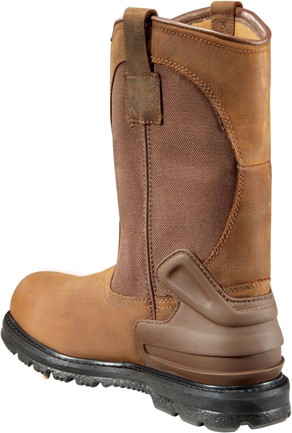 Рабочие ботинки Carhartt Men’s 11" Soft Toe Wellington, Waterproof, EH Rated, с амортизирующей стелькой и противоскользящей подошвой, Bison Brown Oil Tan — фото 4