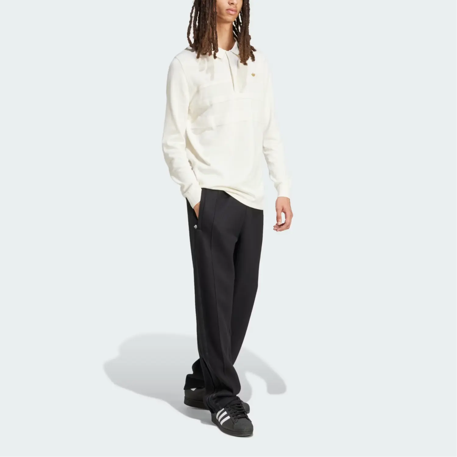 Adidas Trefoil logo Track Pants Adidas Originals, Черный — фото 3