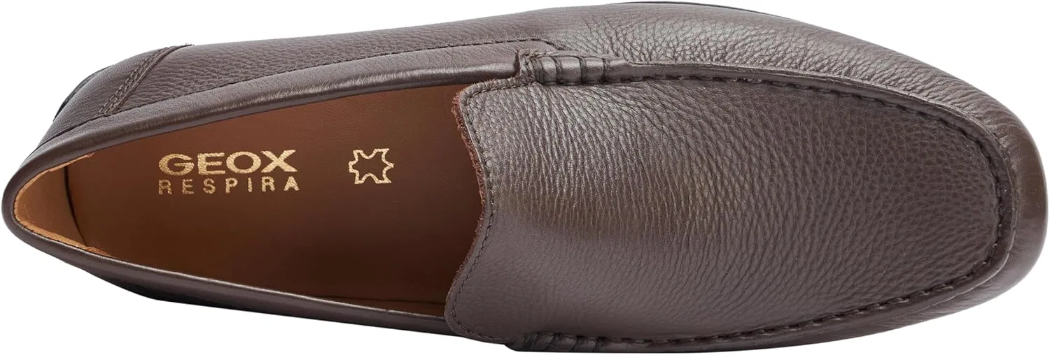 Geox Jungen U Kosmopolis + Мокасины Grip, Dk Brown — фото 3