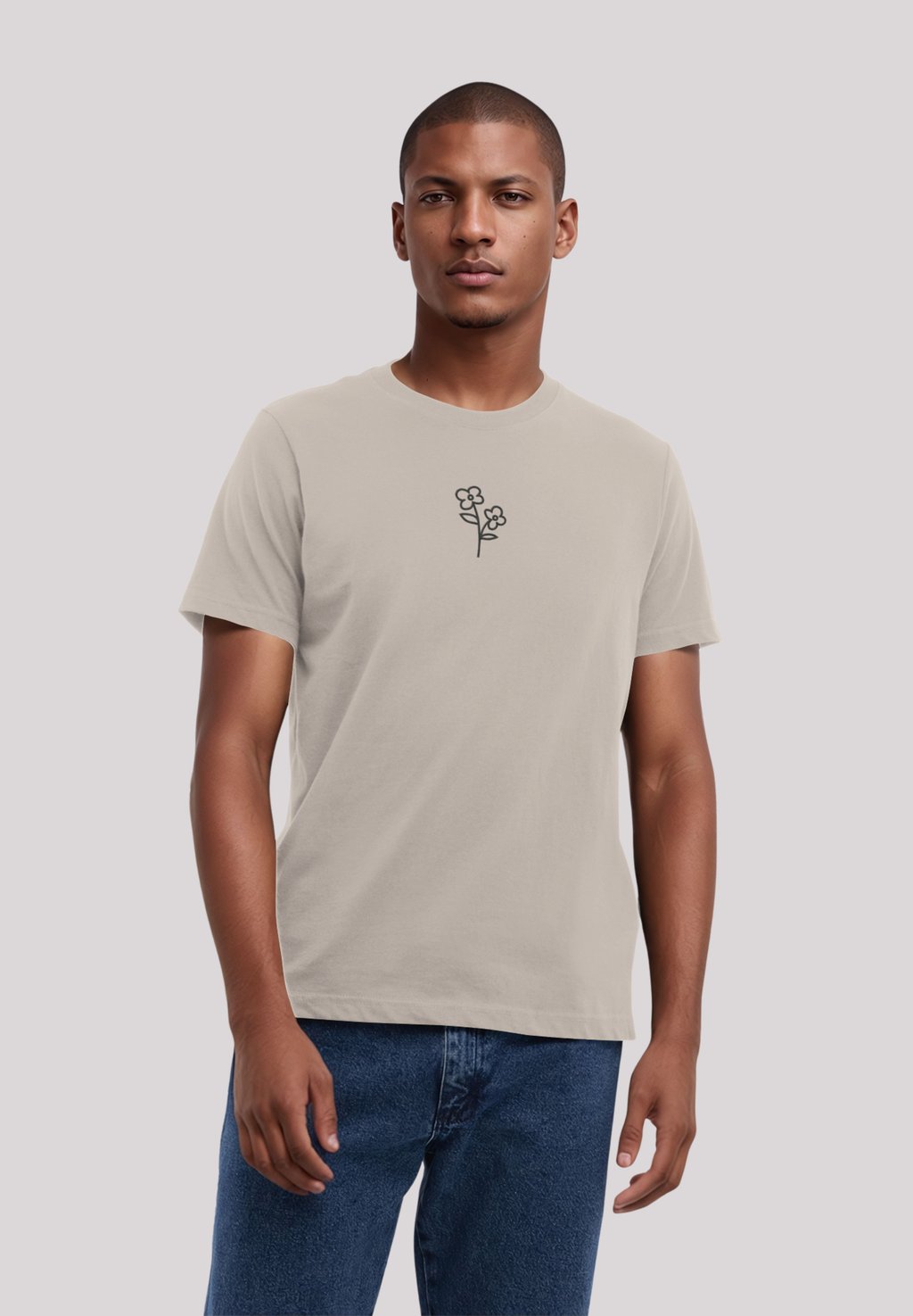 

Футболка с принтом HANDDRAWN BESTICKT F4NT4STIC, песочный