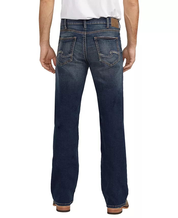 

Мужские джинсы Zac Relaxed Fit Straight Leg Silver Jeans Co., синий