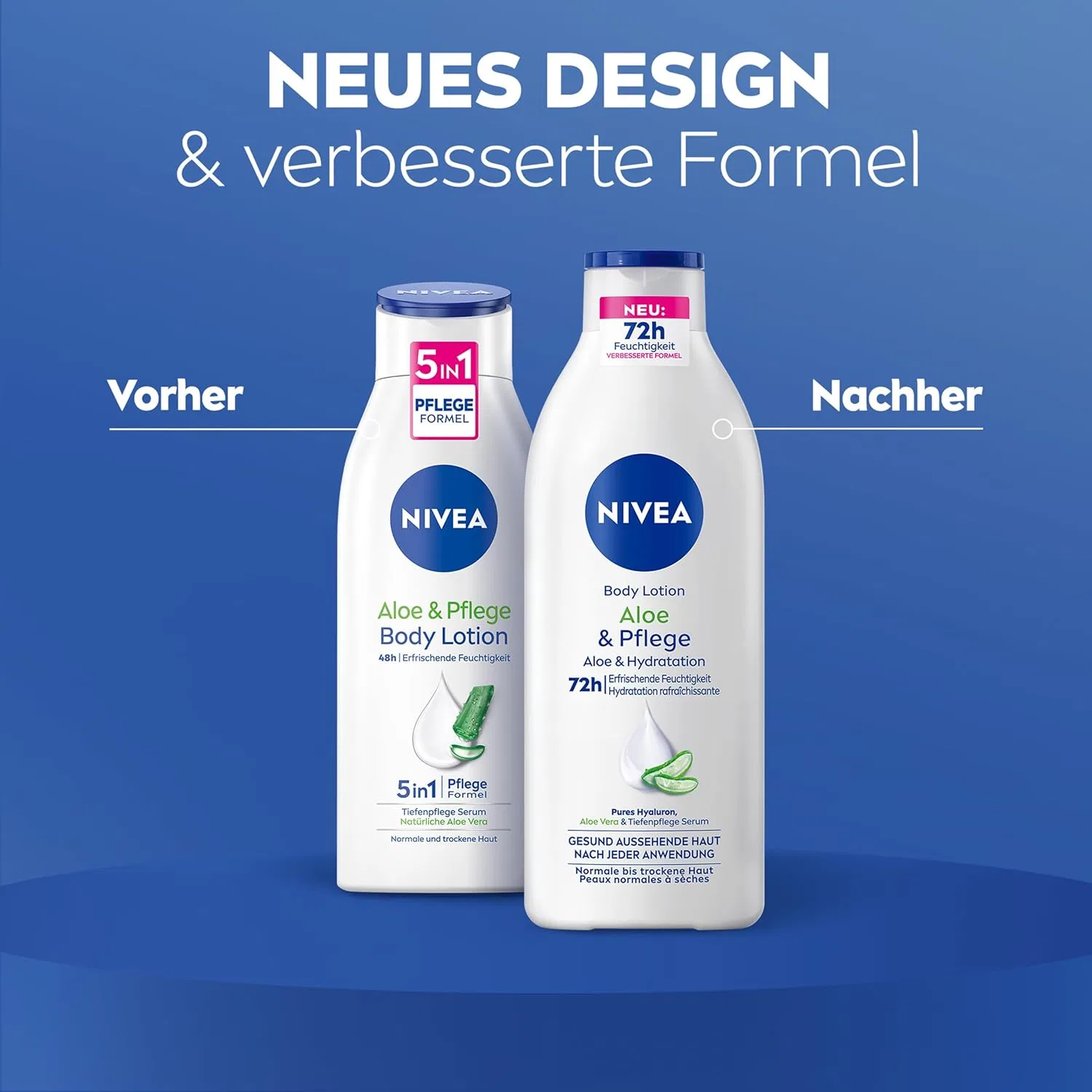 Лосьон для тела «Aloe & Care» с гиалуроном и алоэ вера от NIVEA, 400 мл Nivea — фото 3