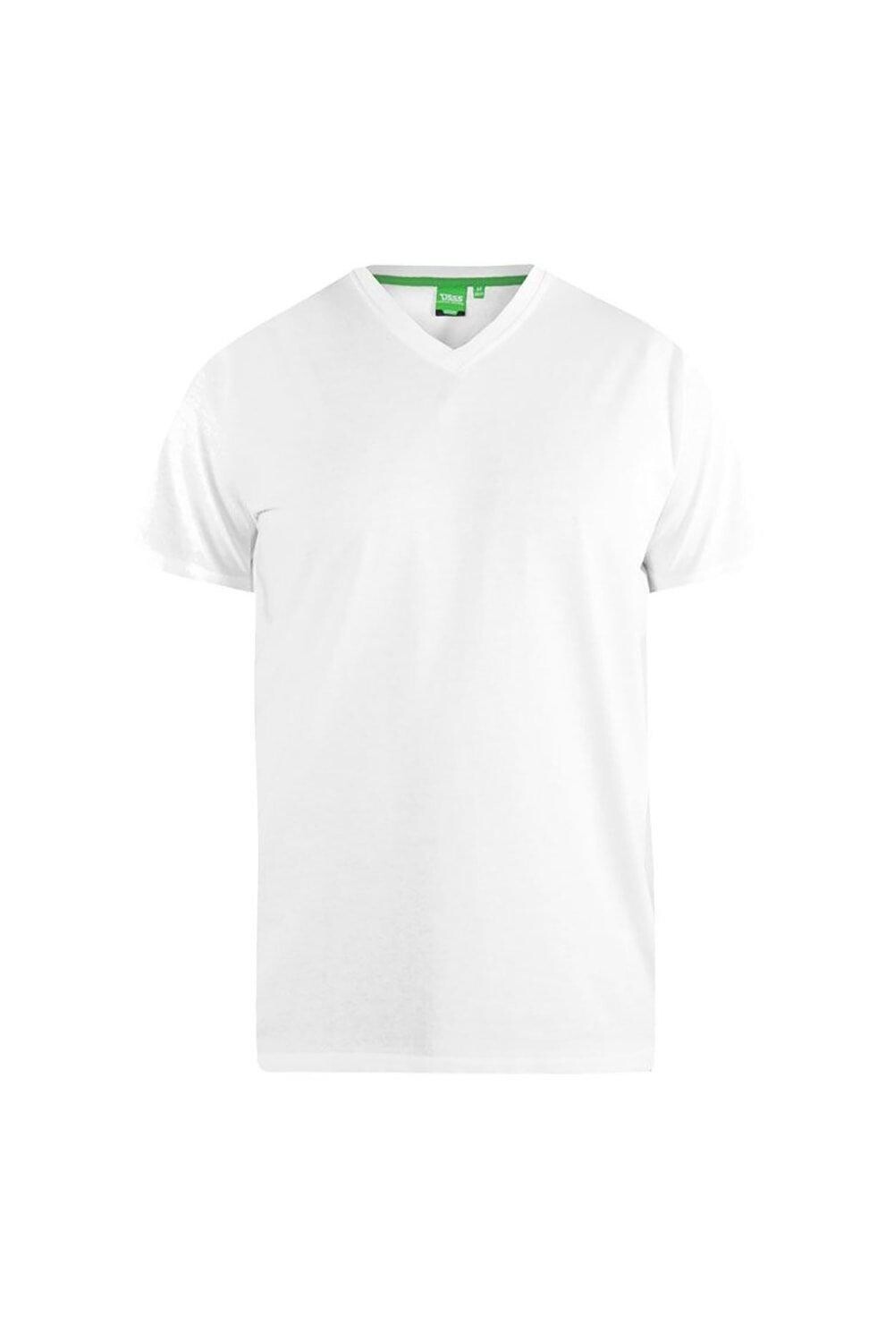 

Футболка D555 Signature-1 с V-образным вырезом Duke Clothing, белый