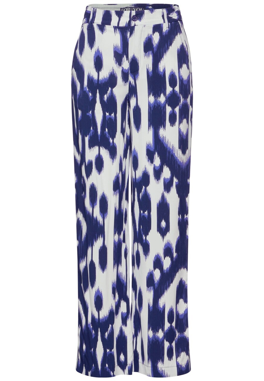 

Тканевые брюки STREET ONE Wide leg Pants, синий