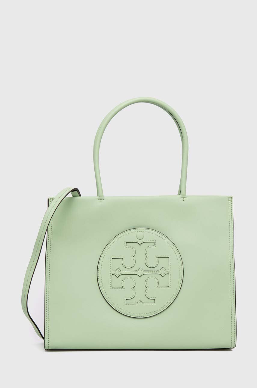 

Маленькая сумка-тоут Ella Bio - Mantis Tory Burch, зеленый
