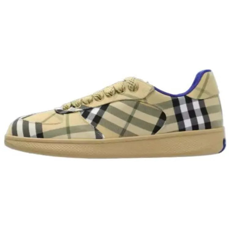 

Burberry Низкие мужские кроссовки для скейтбординга, коричневые