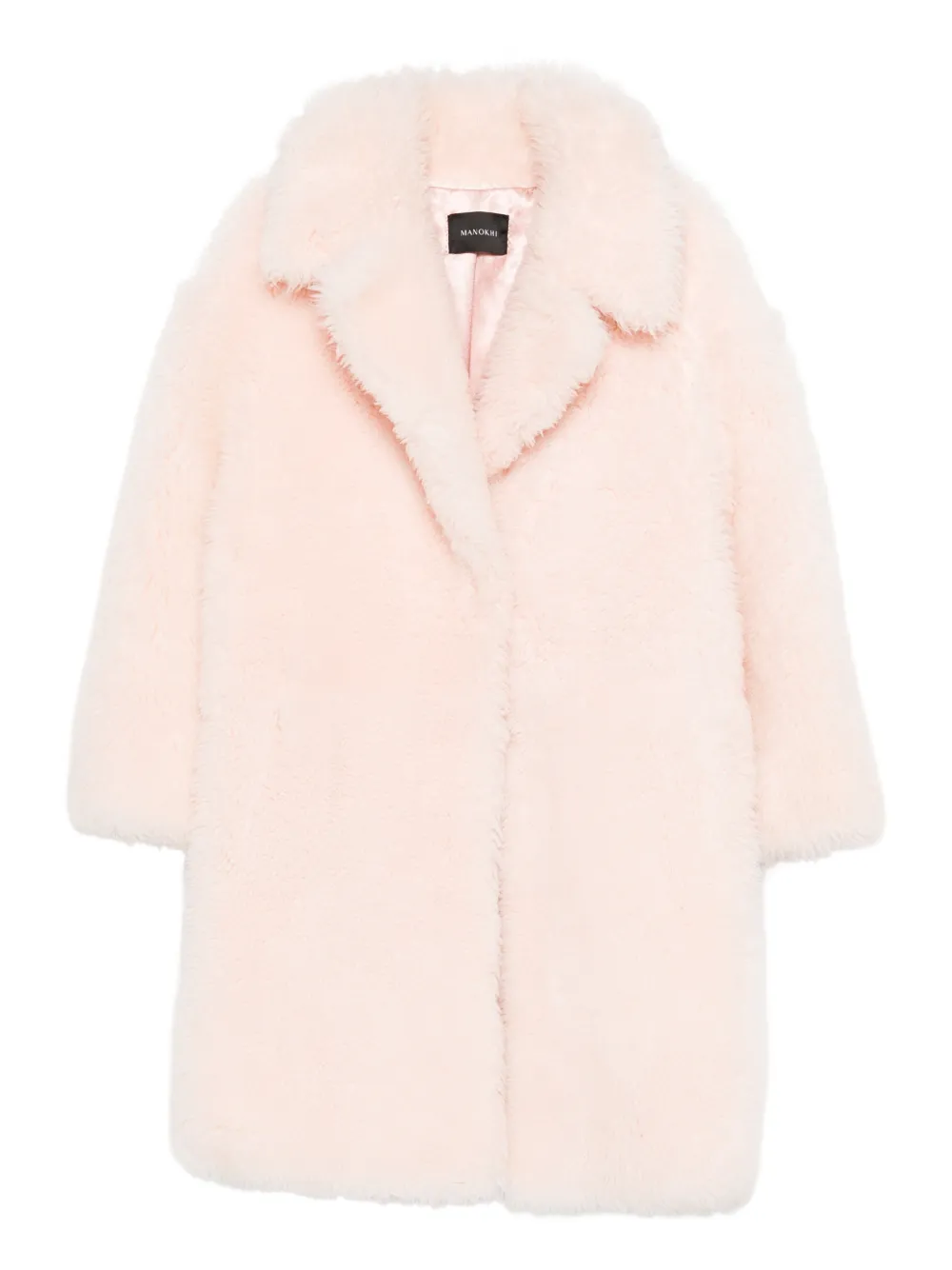 

Пальто с воротником Manokhi, розовый