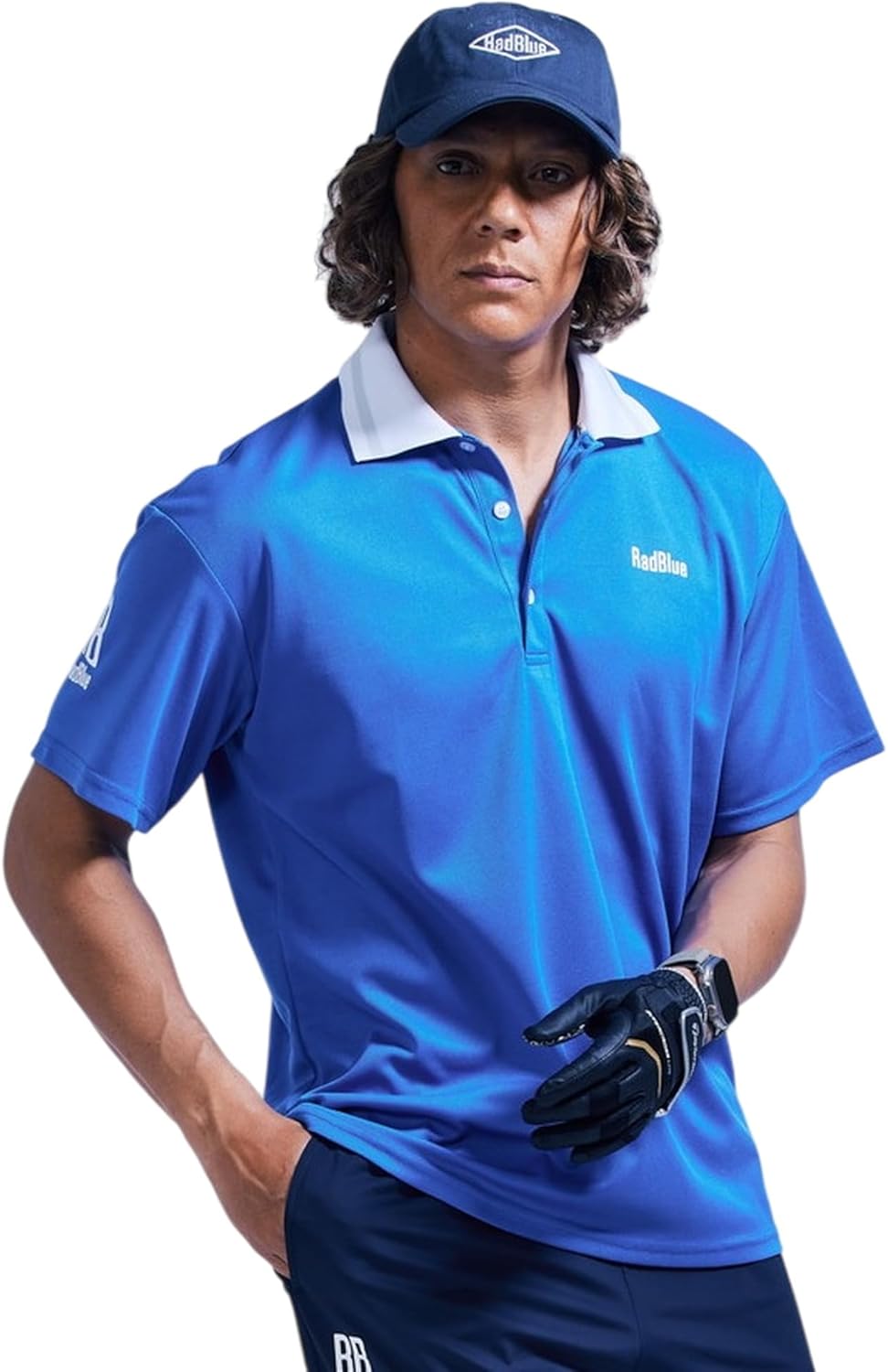 

Футболка-поло RadBlue 250202 для гольфа с коротким рукавом (базовая модель, Dry Kanoko) / мужская, синий
